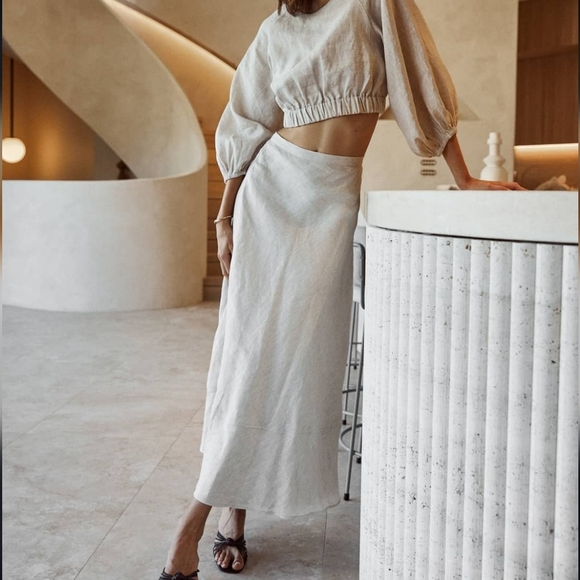 DISSH Dresses & Skirts - DISSH Hazel Linen Skirt